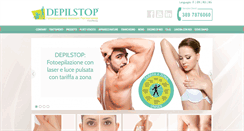 Desktop Screenshot of depilstop.it